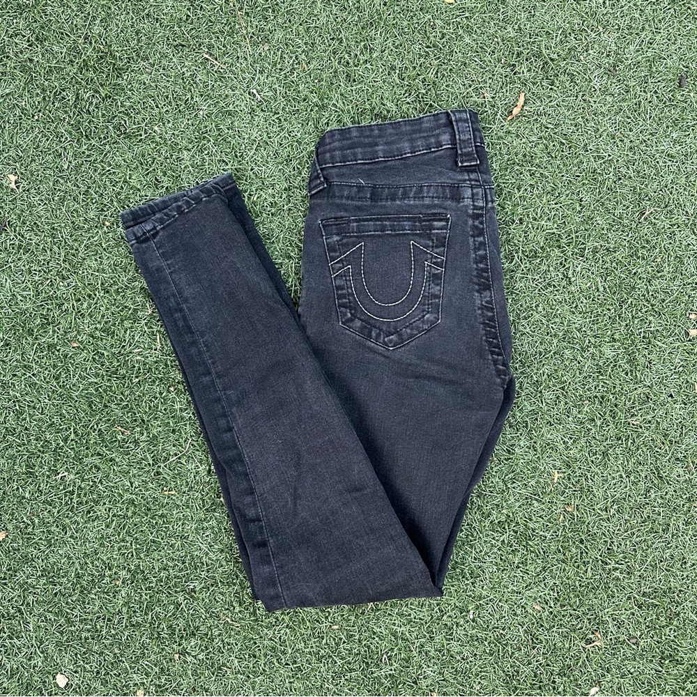 True Religion Black Skinny Jeans